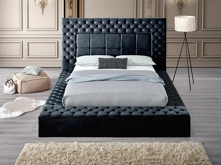 Stylish Black Emerald Bed