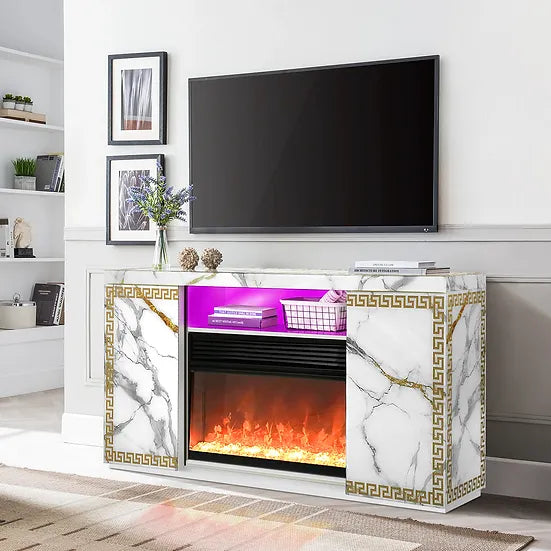 White Versa TV Stand