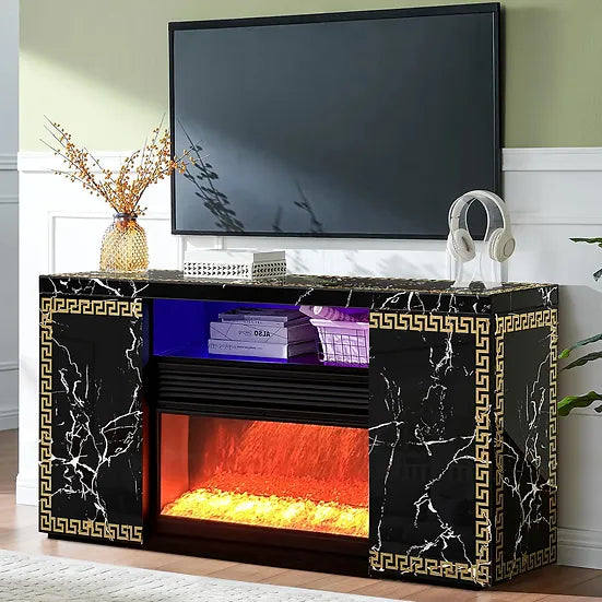 Black Versa TV Stand