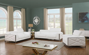 Giorgio (White) 3pc Living Room Set - Texas Furniture Clearance - Furniture & Mattress Store