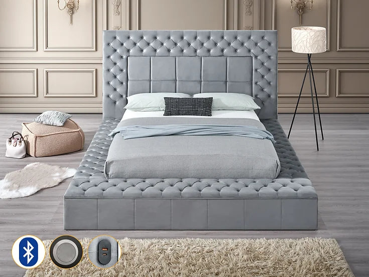 Gray Emerald Bed