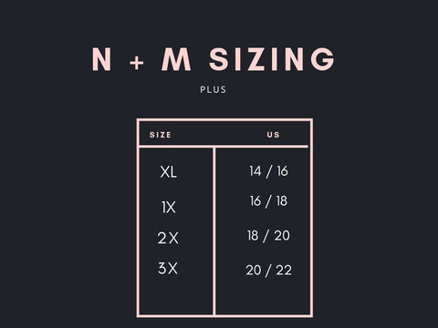 Northstyle Size Chart