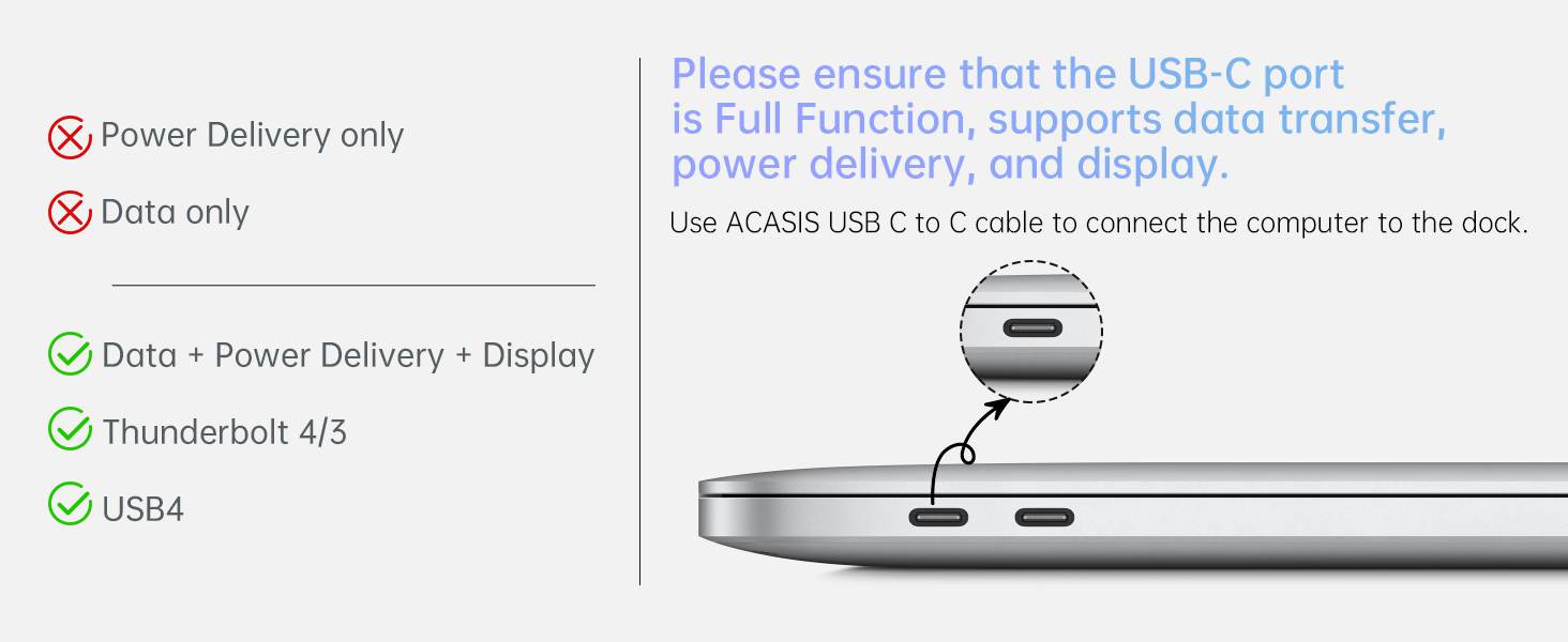 ACASIS 15-in-1 Type-C Desktop Docking Station