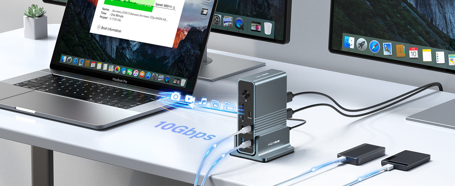 ACASIS 15-in-1 Type-C Desktop Docking Station