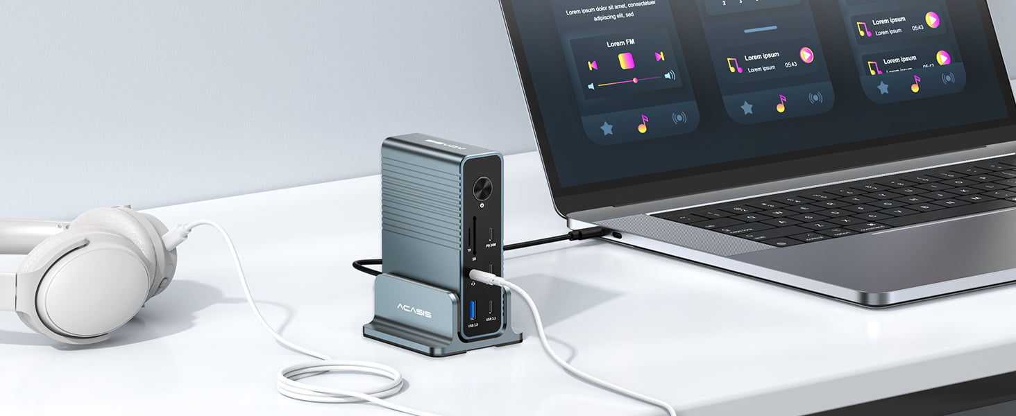 ACASIS 15-in-1 Type-C Desktop Docking Station