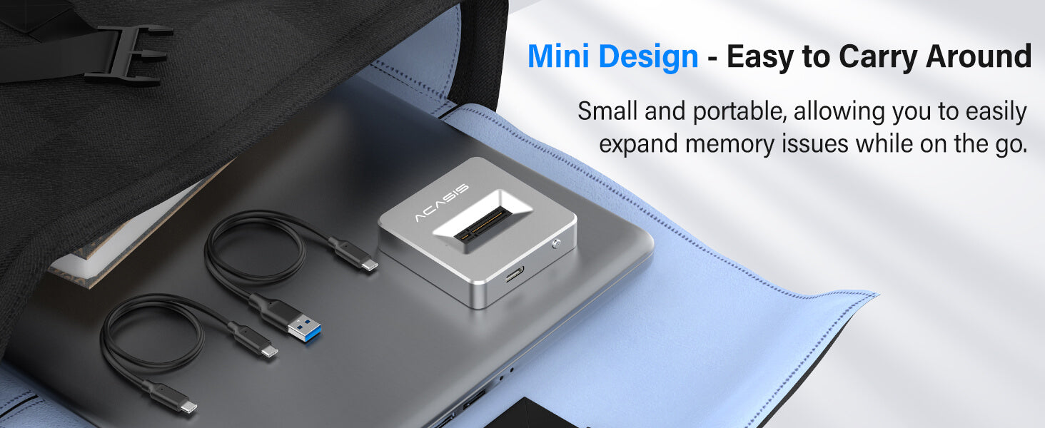 ACASIS 10Gbps High-Speed NVMe SATA SSD Enclosure