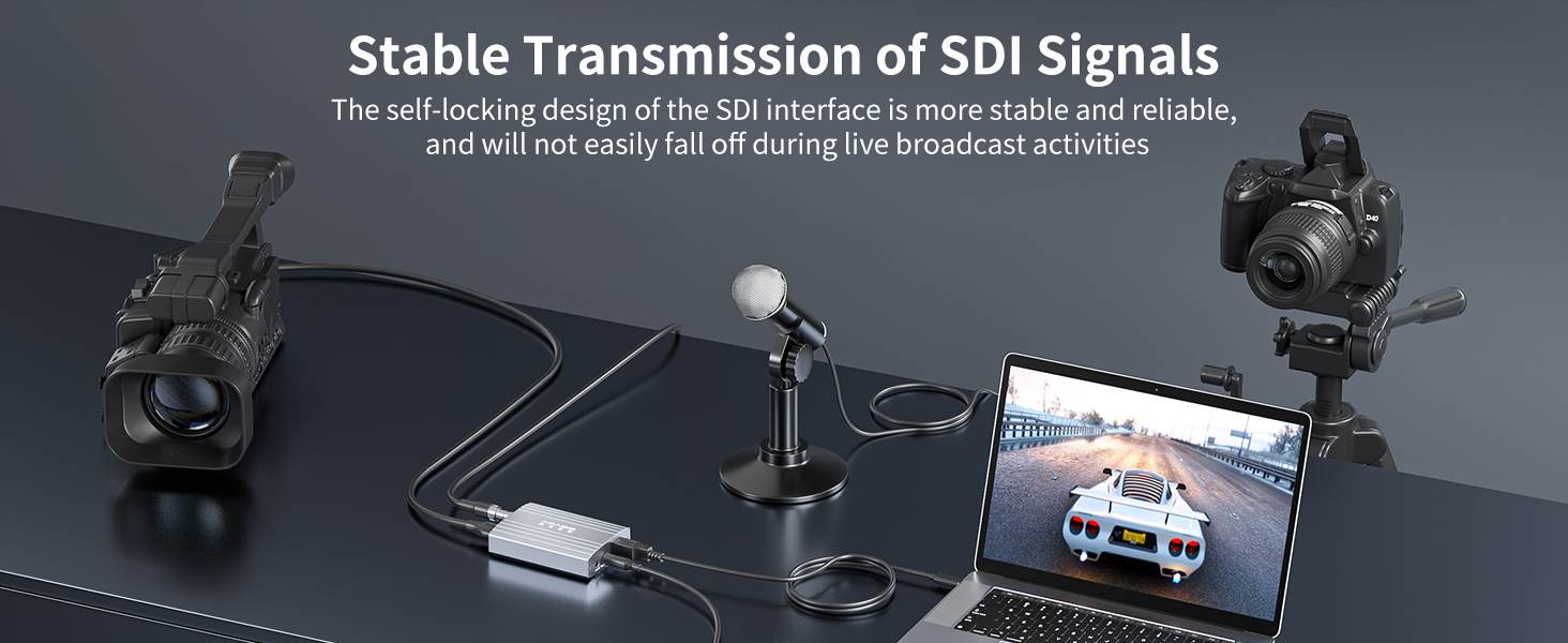 Acasis 2 Channel SDIHDMI-Compatible HD Video USB3.0 Capture Card