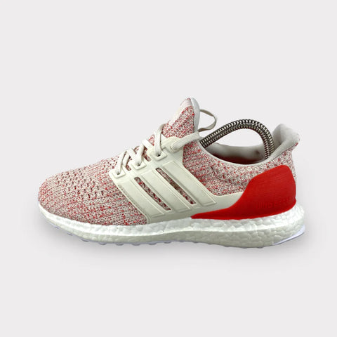 ADIDAS ULTRA BOOST W (CORE WHITE / CORE WHITE / ACTIVE RED) - MAAT 37.5