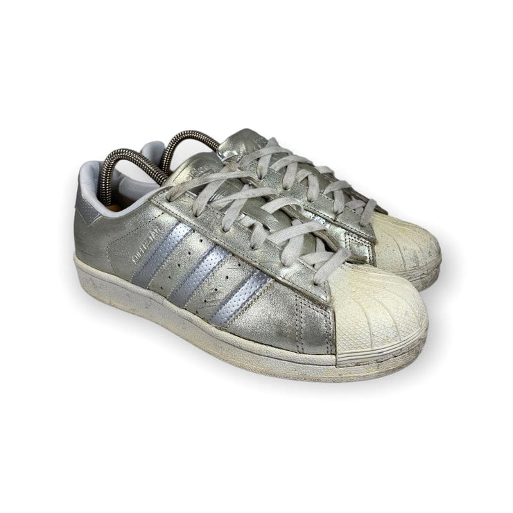 Voorzichtigheid Ampère Verloren hart Adidas Superstar Silver - Maat 39.5 - WEAR