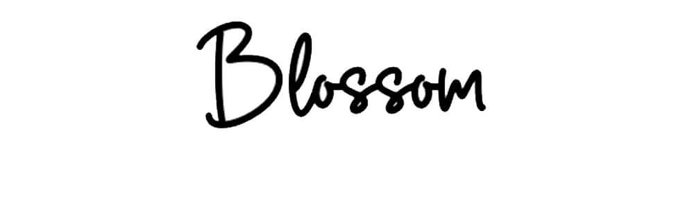 Blossom - font- custo neon 
