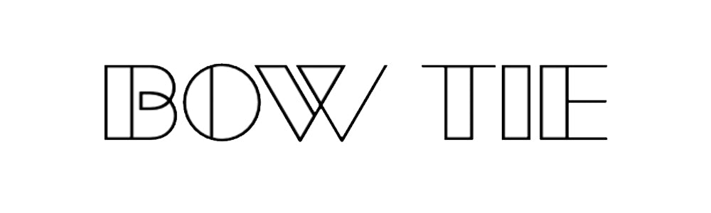 Bow Tie font for custom neon signs 