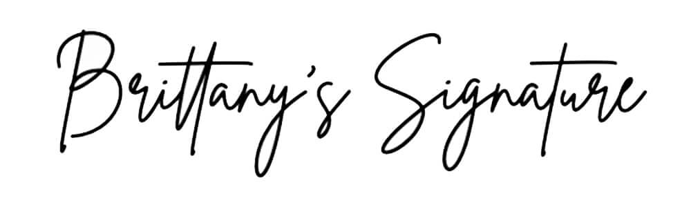 Britanny Signature - font for neon sign