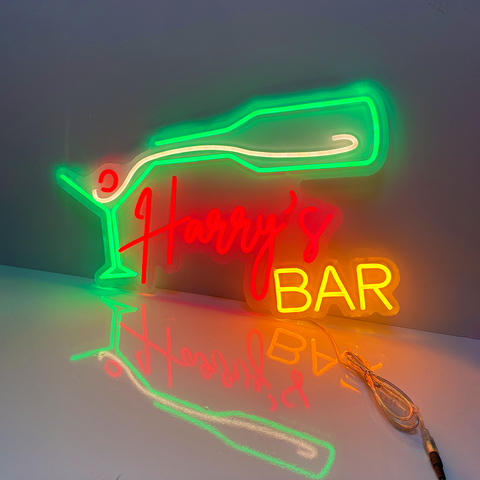 part- custom bar LED neon sign for Christmas gift