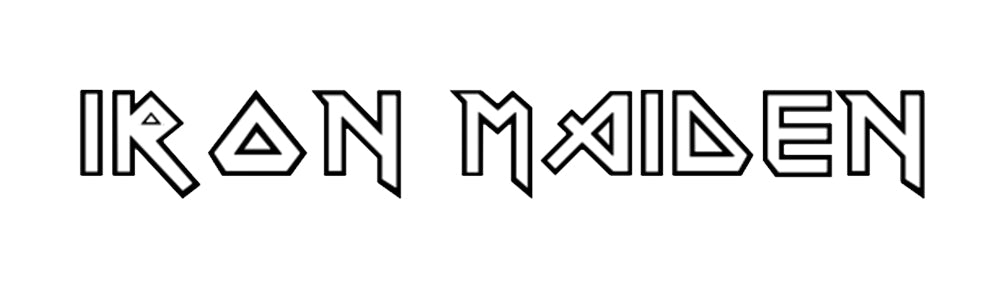 Iron Maiden - font for custom led neon sign