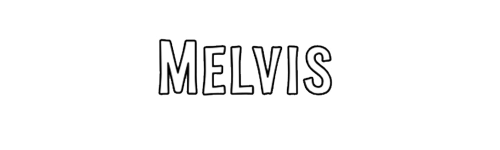 Melvis- font for custom neon sign