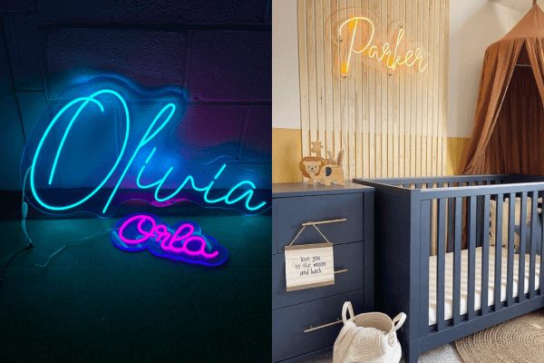 Neon signs of Names