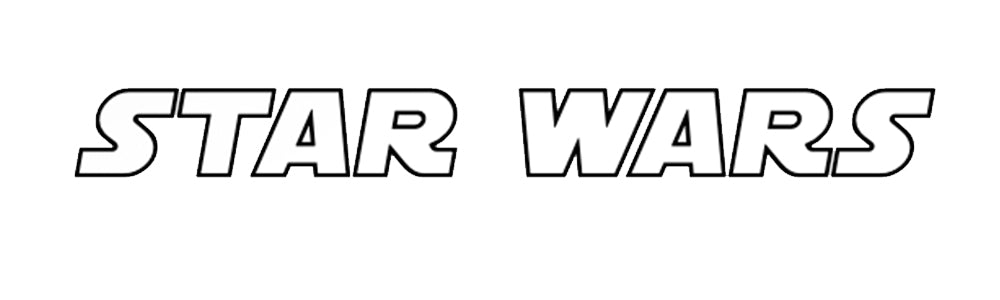 Star Wars - font - custom neon 