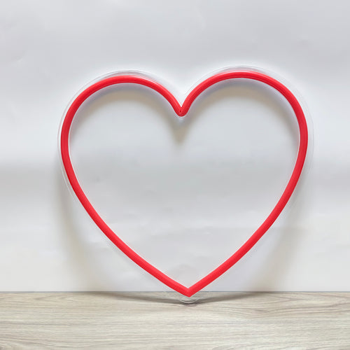 heart neon sign 8mm thickness 