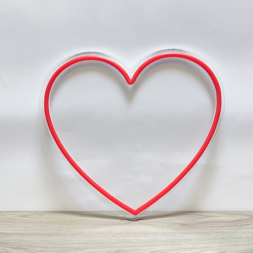 heart neon sign - 6mm 