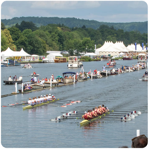 two rowing boats