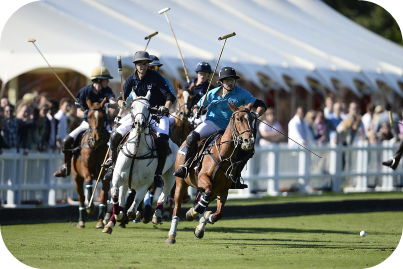 a polo match 