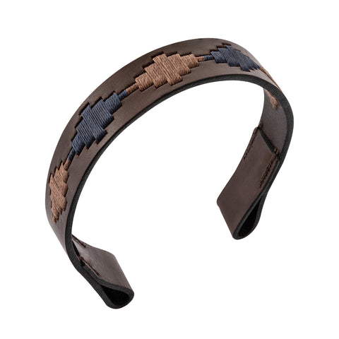 browband brown and navy