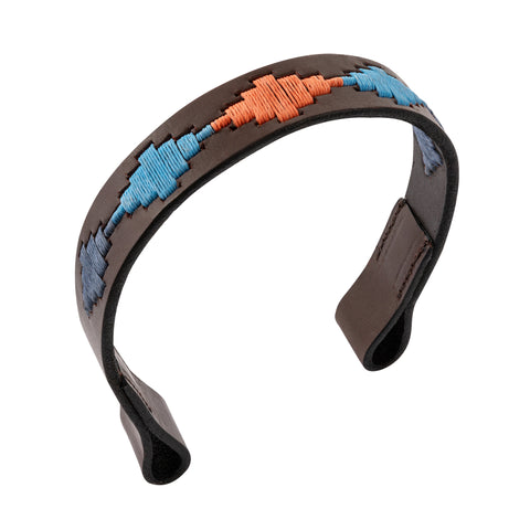 browband orange, light blue and jean navy