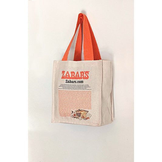 Zabar's Canvas Tote Bag Allover Print (Large)