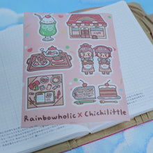 画像をギャラリービューアに読み込む, Rainbowholic x Chichilittle かわいいカフェ＆ご当地フィリピンシール(A6サイズ,2デザイン)
