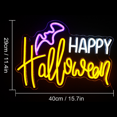 Halloween Neon Sign, Halloween decoration