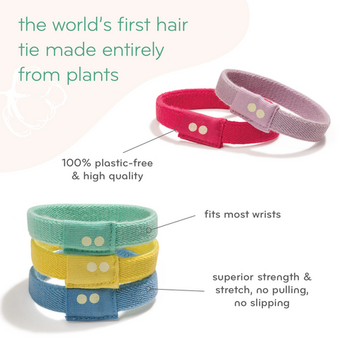 hair elastics for thick or curly hair