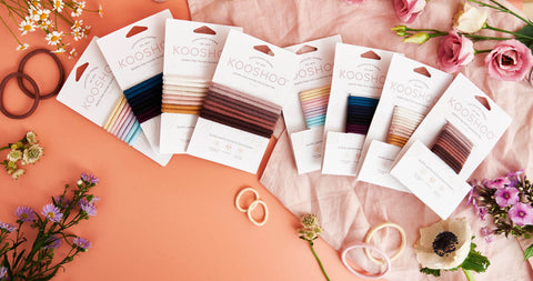 plastic-free hair ties