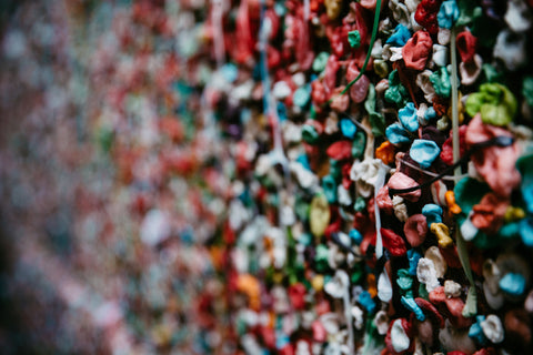 wall of gum