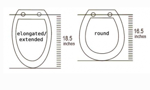 Round or elongated toilet for bidet seat | Clear Moon Bidets