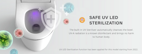 Uv sterilization feature - Vovo VB-4100SR Bidet Toilet Seat