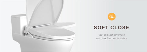 Soft close feature Vovo Stylement Bidet toilet seat VB-4000S