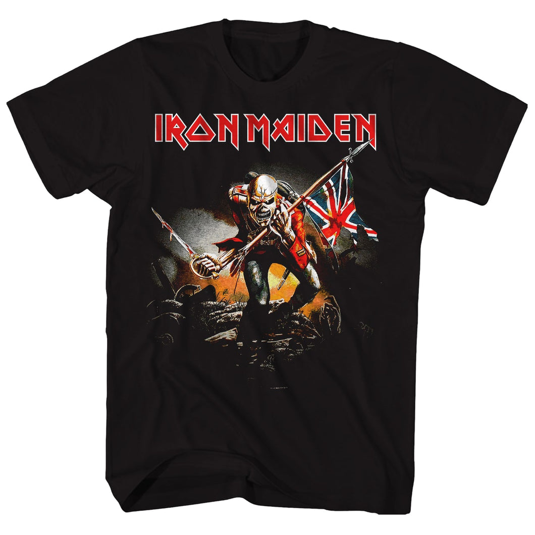 Iron Maiden The Trooper Mens T Shirt Black – Vintage Style T Shirts