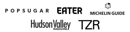 Michelin Guide, Popsugar, Eater, HudsonValley Magazine, The Zoe Report