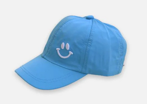 Blue Solid Cap