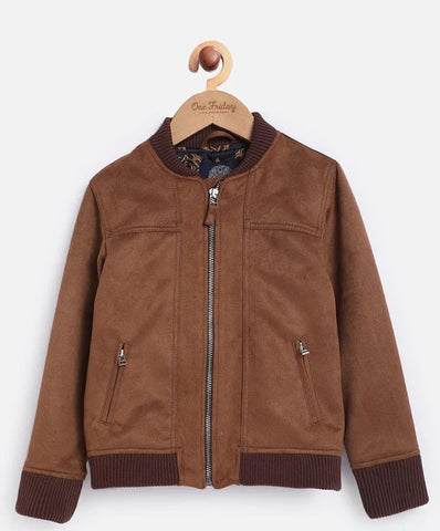 brown-coloured-solid-jacket