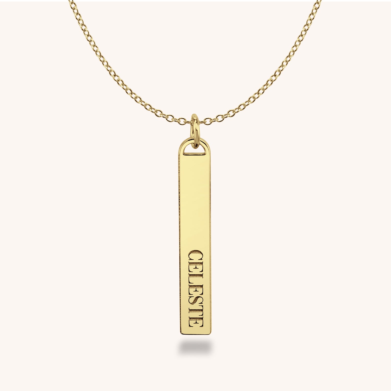 Goldie Nameplate Necklace - monya_