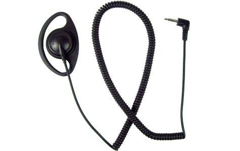 EH-1289SC, Earphone Kit, 3.5mm Right Angle Connector, Black