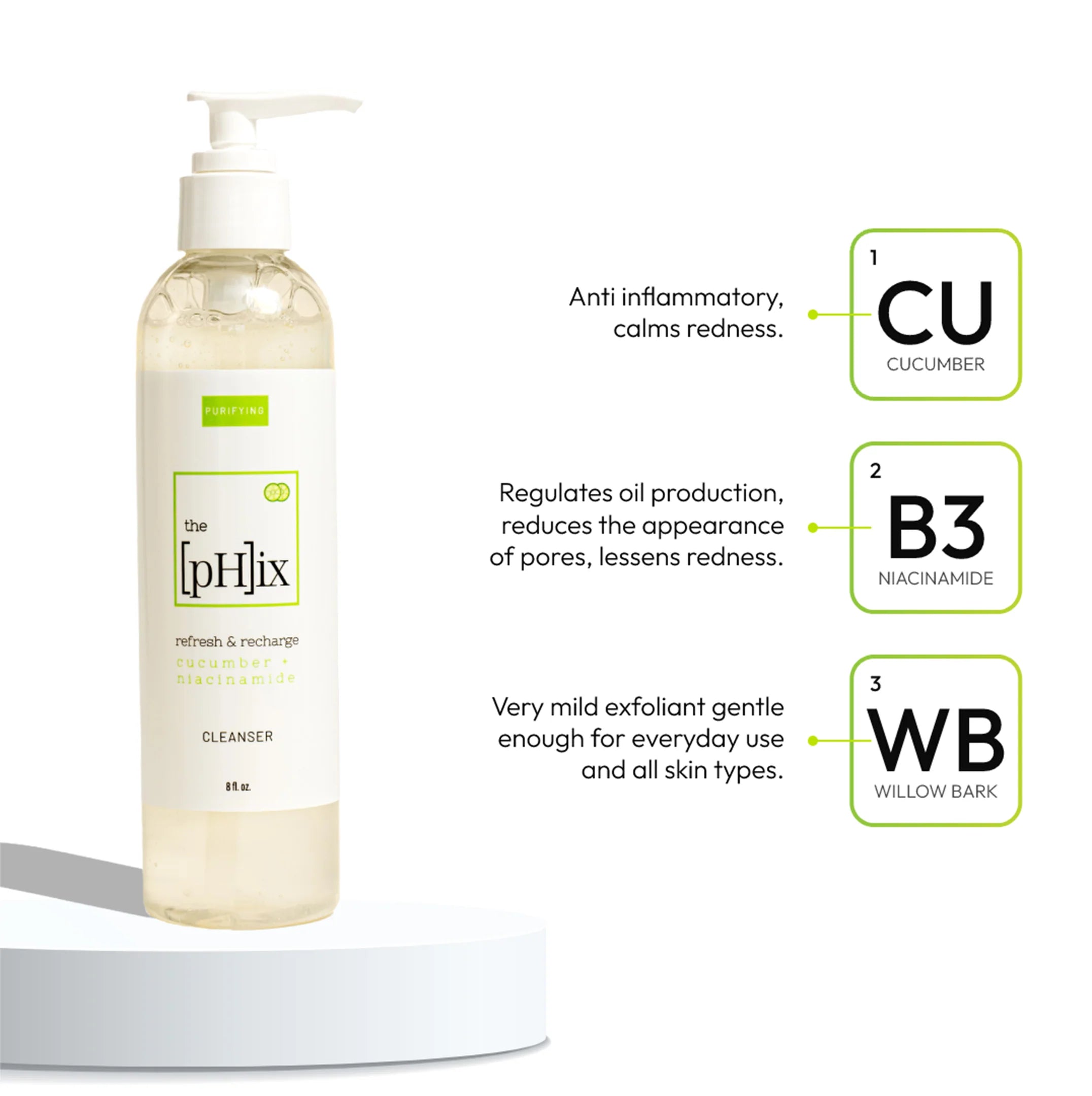 cucumber cleanser for face - the[pH]ix