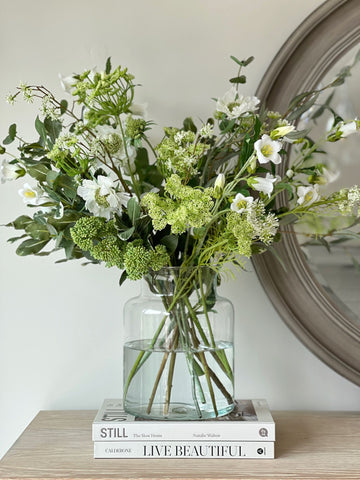 Faux Flower arrangements