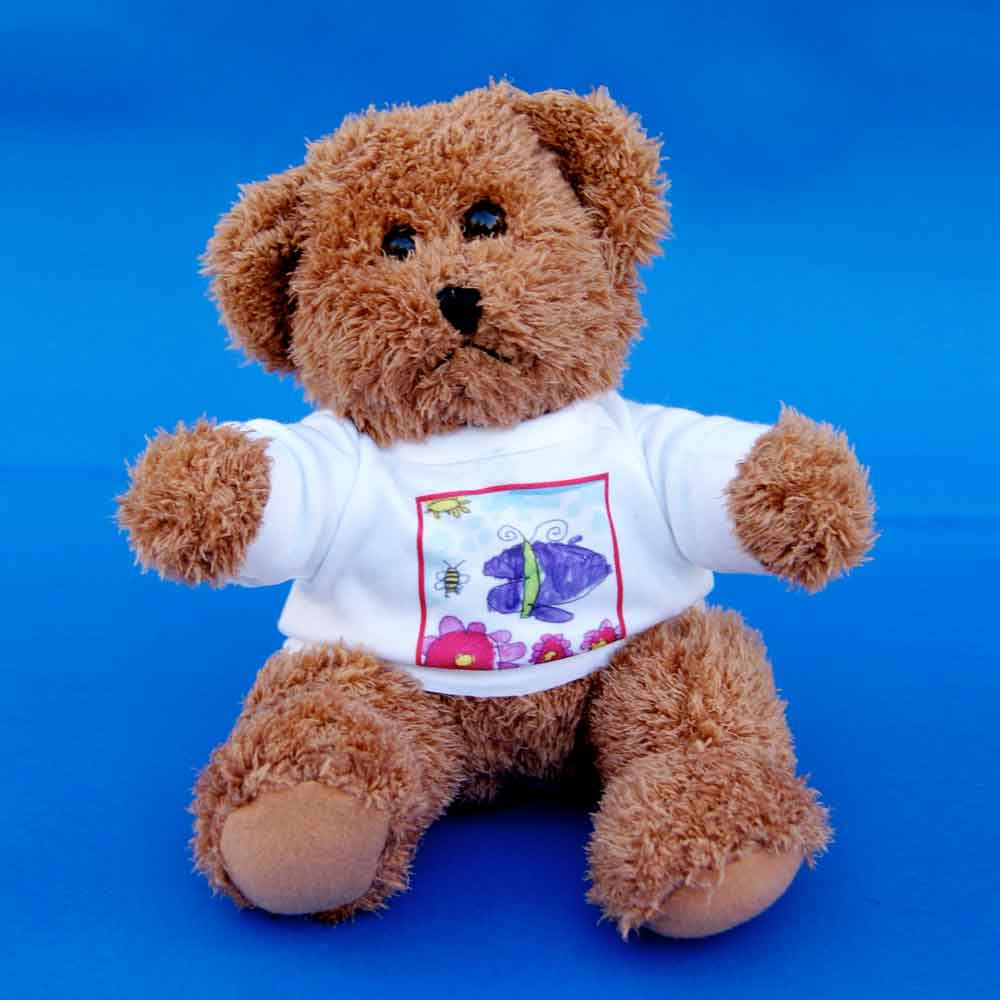 teddy bear with custom shirt