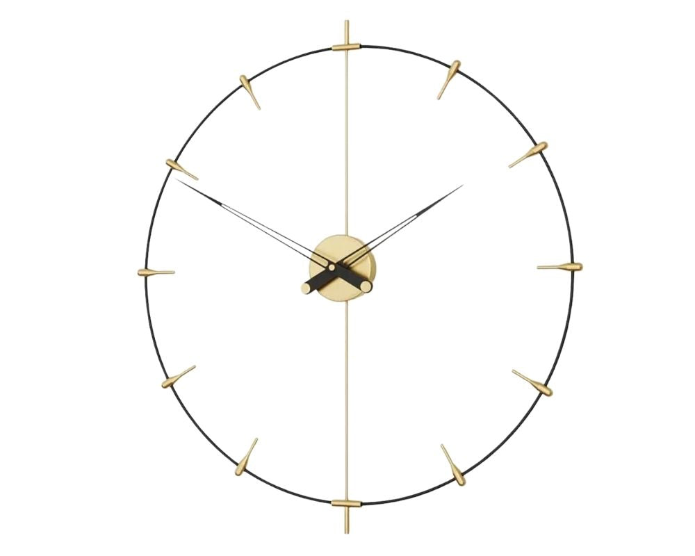 Luxury wall clock massive indicator