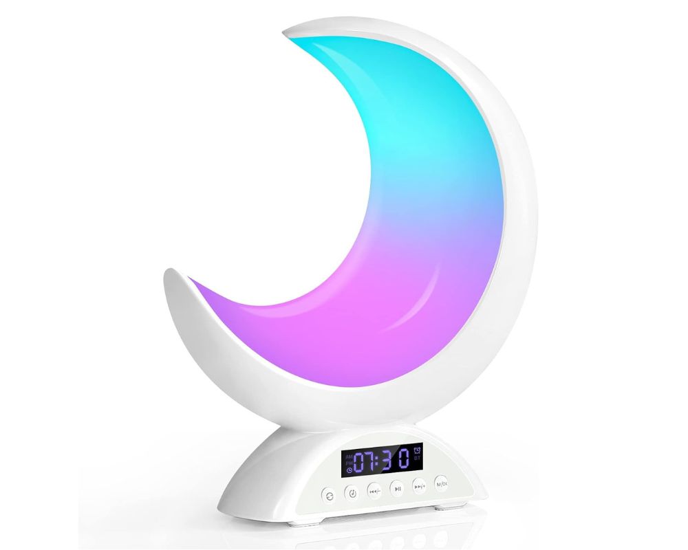 Moon like table clock ideas