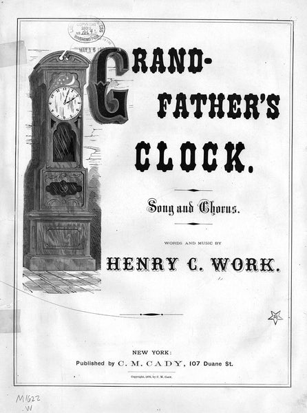 my grandmother clock song poster