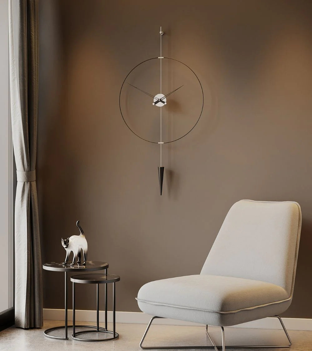 modern wall clocks ideas (pendulum plus)