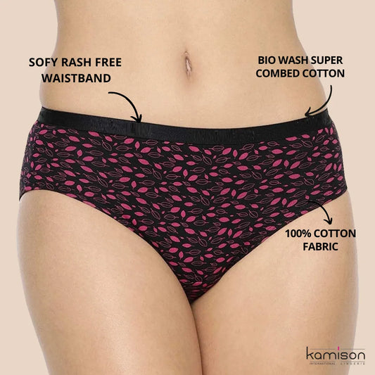 Ladies Underwear : 100% Cotton Panties for Women's or Girls (Pack